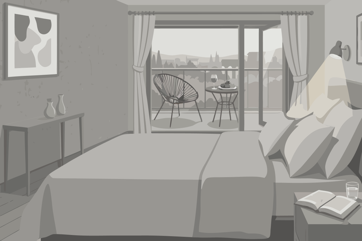 Chambre Double ou Lits Jumeaux Deluxe - Vue sur Parc